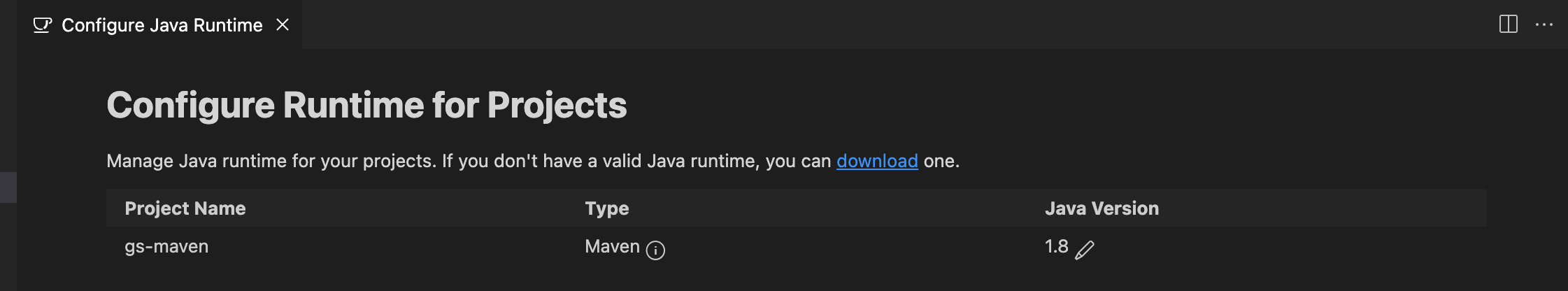 java runtime